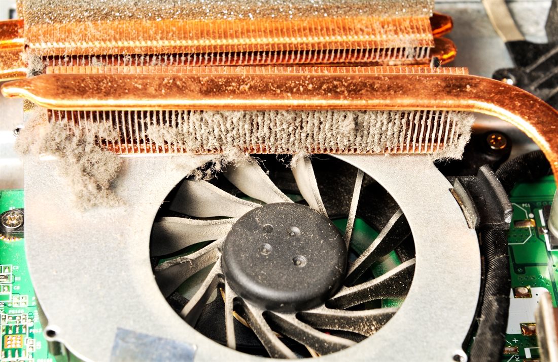 Dirty Laptop Fan and Cooler Slow overheating laptop repair service